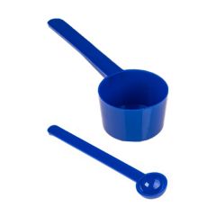 Cuillères à mesurer à long manche - bleu