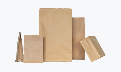 Le fond plat tiennent le papier d'emballage de sac Le fond plat tiennent le papier d'emballage de sac